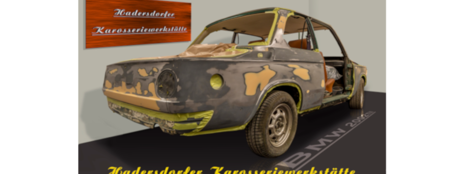 Hadersdorfer Karosseriewerkstätte BMW 2002 Heck